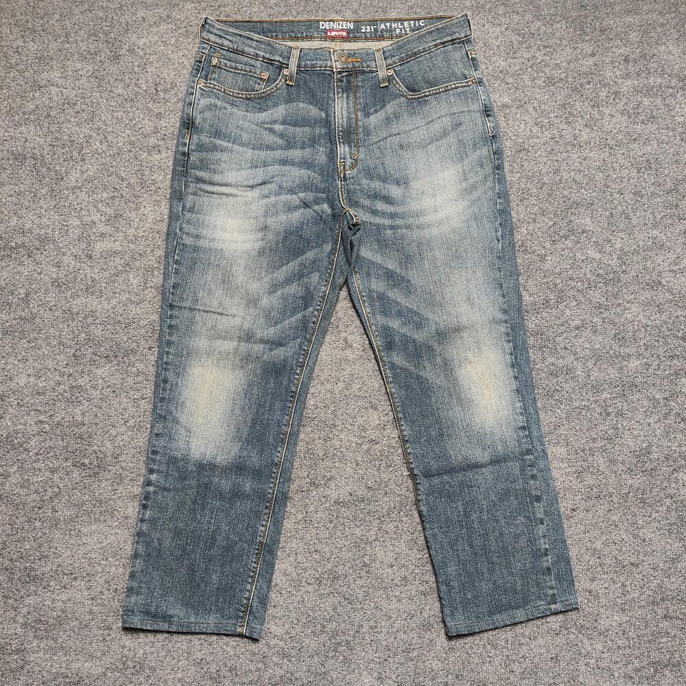 Denizen From Levis 231 Jeans Mens 36x32 Blue Medium Wash Athletic Straight Pants